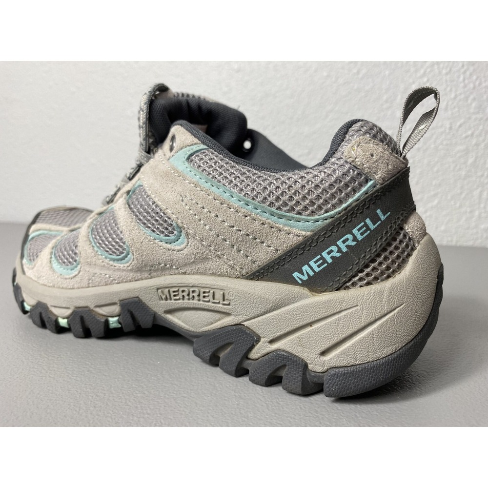 MERRELL Women Hilltop Ventilator Lace-Up Hiking Shoes US 8 Ice/Eggshell/Grey - Picture 9 of 14